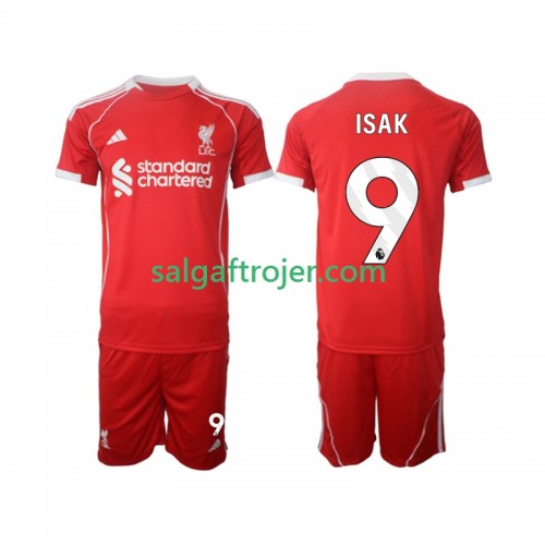 Liverpool ISAK 9 Fodboldtrøjer Børn Hjemmebanesæt 2025/26 Kort ærmer Liverpool ISAK 9 Fodboldtrøjer Børn Hjemmebanesæt 2025/26 Kort ærmer